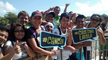 Heavy dose of excitement for La Isla.  (Photo credit TV Azteca)
