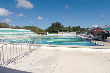 Olympic pool for swim test